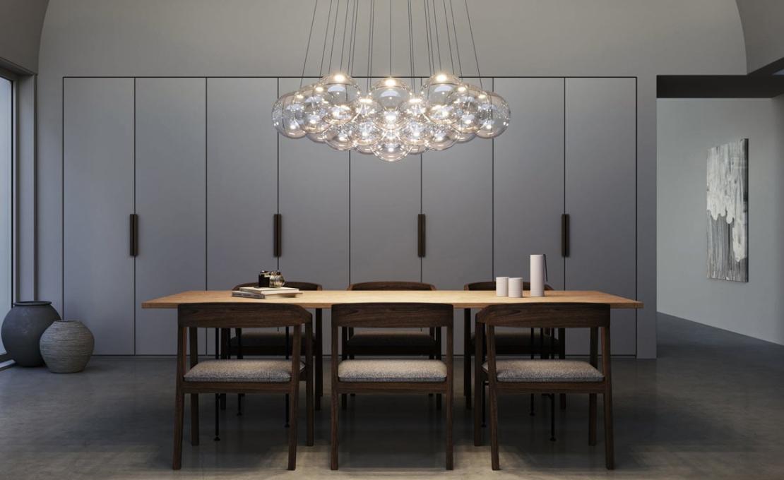 Подвесной светильник модель Random Cloud 19 Lights Ø28 Suspension Lamp от фабрики Lodes