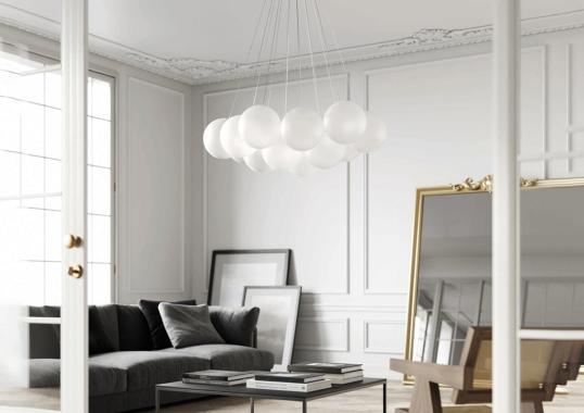 Подвесной светильник модель Random Cloud 19 Lights Ø28 Suspension Lamp от фабрики Lodes