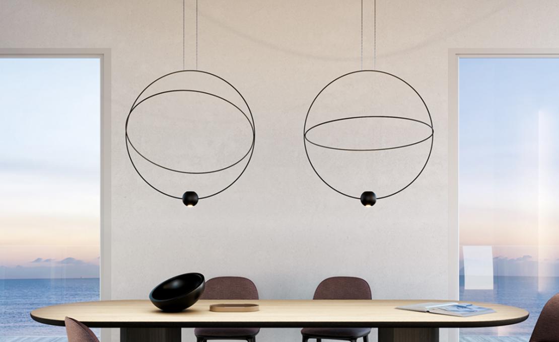 Подвесной светильник модель Elara Suspension Lamp - Large от фабрики Lodes