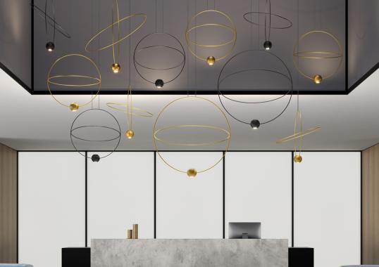 Подвесной светильник модель Elara Suspension Lamp - Large от фабрики Lodes