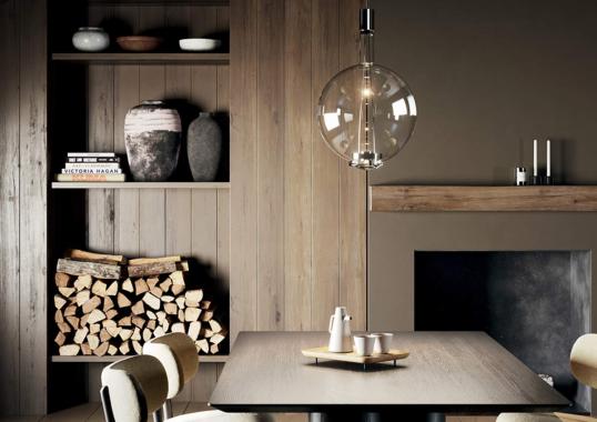 Подвесной светильник модель Sky-Fall Round Large Suspension Lamp от фабрики Lodes