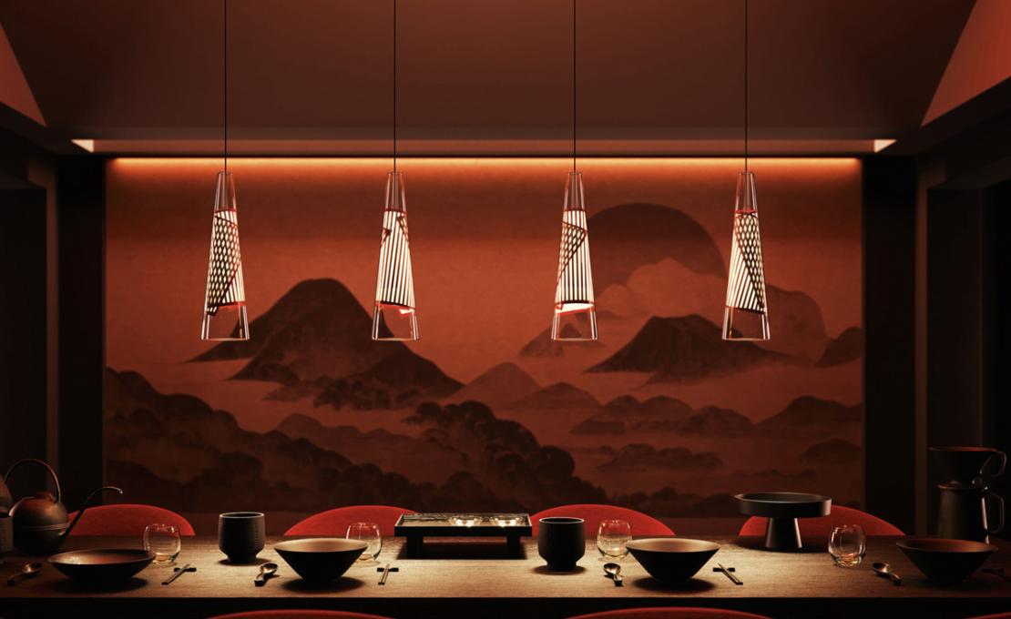 Подвесной светильник модель Cono di Luce Suspension Lamp - Small от фабрики Lodes