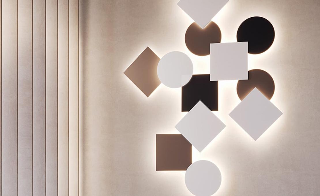 Бра модель Puzzle Mega Square Wall Lamp от фабрики Lodes