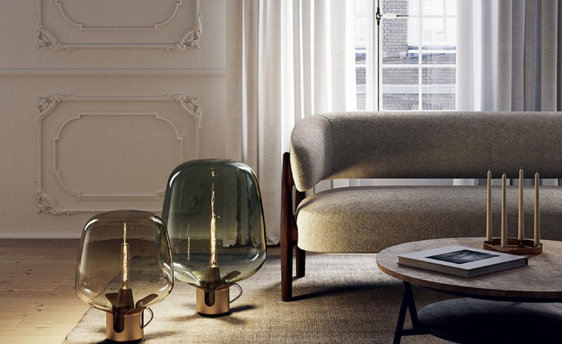 Настольная лампа модель Flar Medium Table Lamp от фабрики Lodes