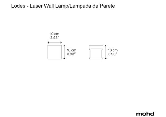 Бра модель Laser Wall Lamp от фабрики Lodes