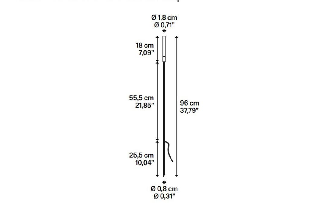 Уличный фонарь модель Reed 60 Pod Outdoor Lamp от фабрики Lodes
