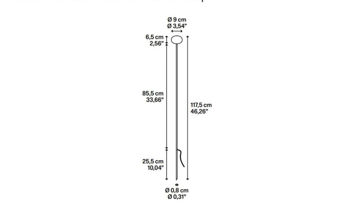Уличный фонарь модель Reed 90 Oval 90 Outdoor Lamp от фабрики Lodes