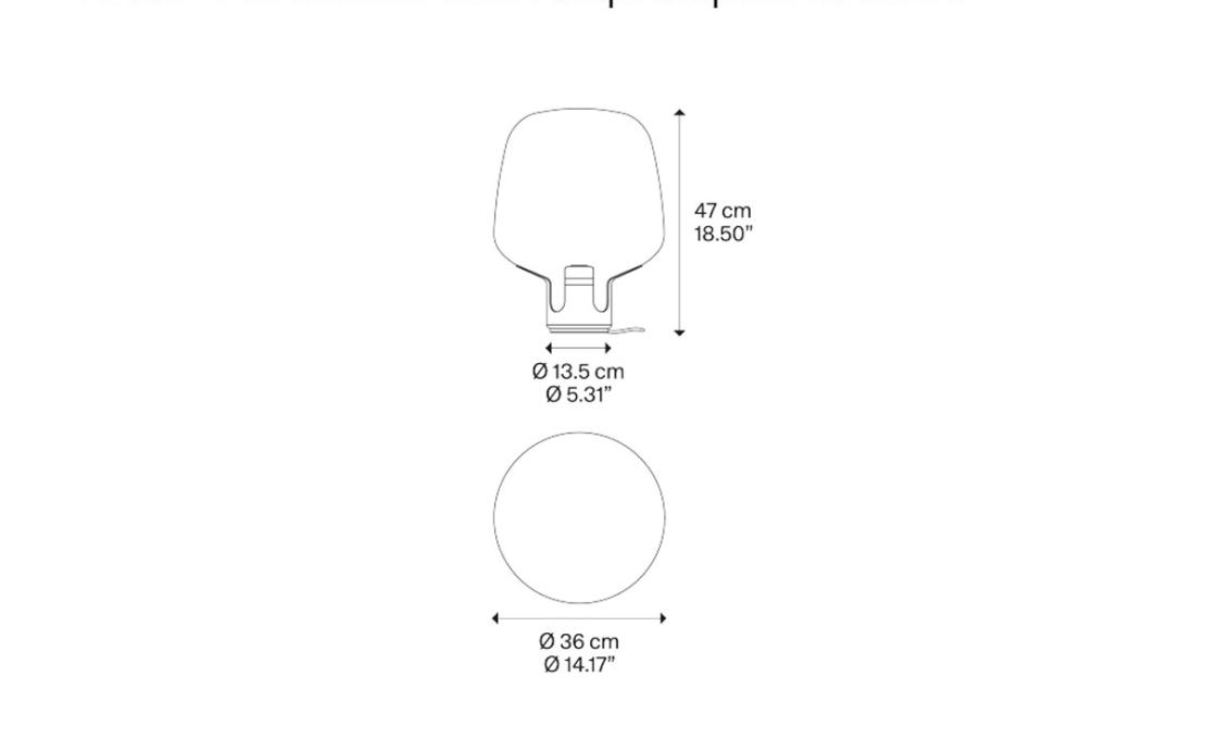 Настольная лампа модель Flar Medium Table Lamp от фабрики Lodes