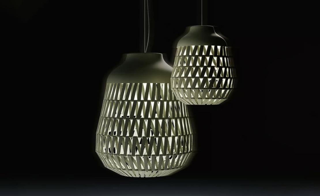 Подвесной светильник модель Stitch Outdoor Suspension Lamp - Medium от фабрики Lodes