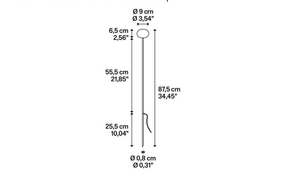 Уличный фонарь модель Reed 60 Oval 90 Outdoor Lamp от фабрики Lodes