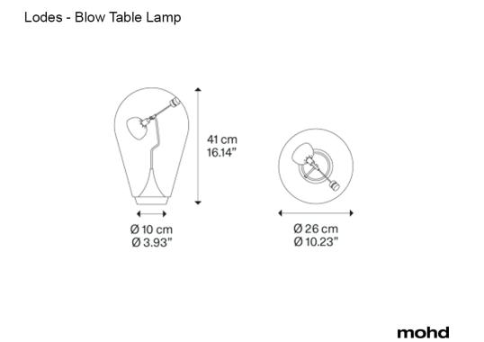 Настольная лампа модель 784916 от фабрики Lodes