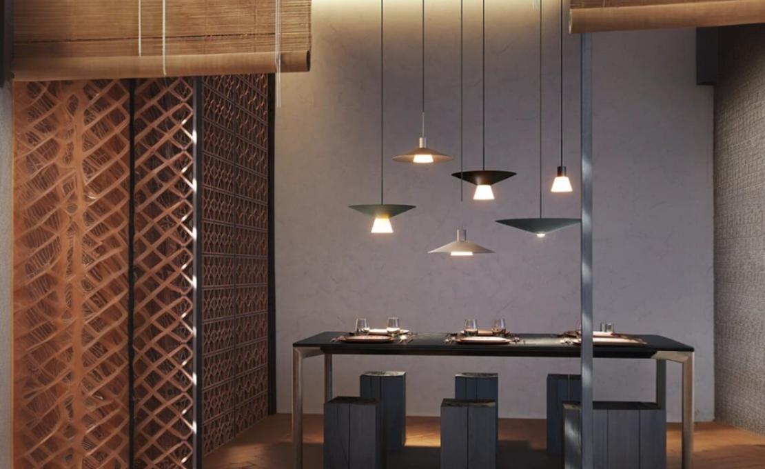 Подвесной светильник модель Belt 4145SSG Suspension Lamp от фабрики Estiluz