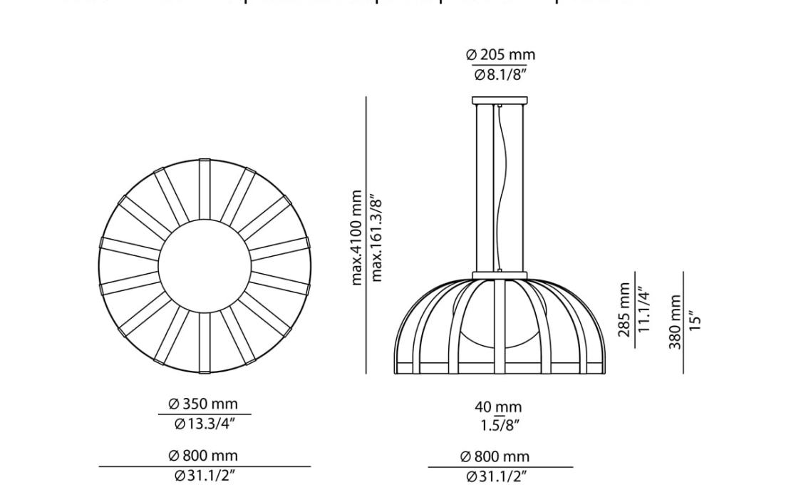 Подвесной светильник модель Bols - Suspension Lamp от фабрики Estiluz
