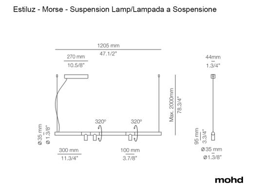 Подвесной светильник Morse - Suspension Lamp от Estiluz image 6