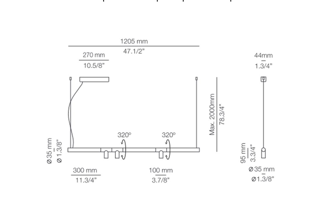 Подвесной светильник модель Morse - Suspension Lamp от фабрики Estiluz