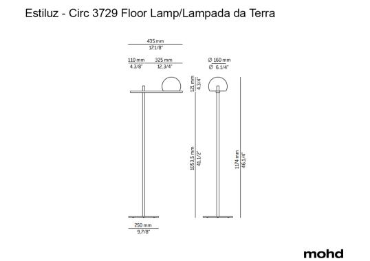 Торшер Circ P 3729 Floor Lamp от Estiluz image 3