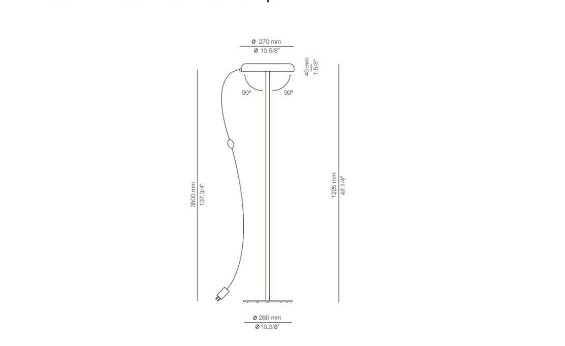 Торшер модель Mood 4068 Floor Lamp от фабрики Estiluz