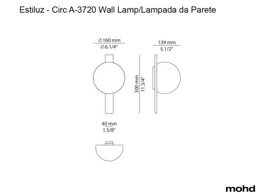 Бра Circ A3720 Wall Lamp от Estiluz image 3