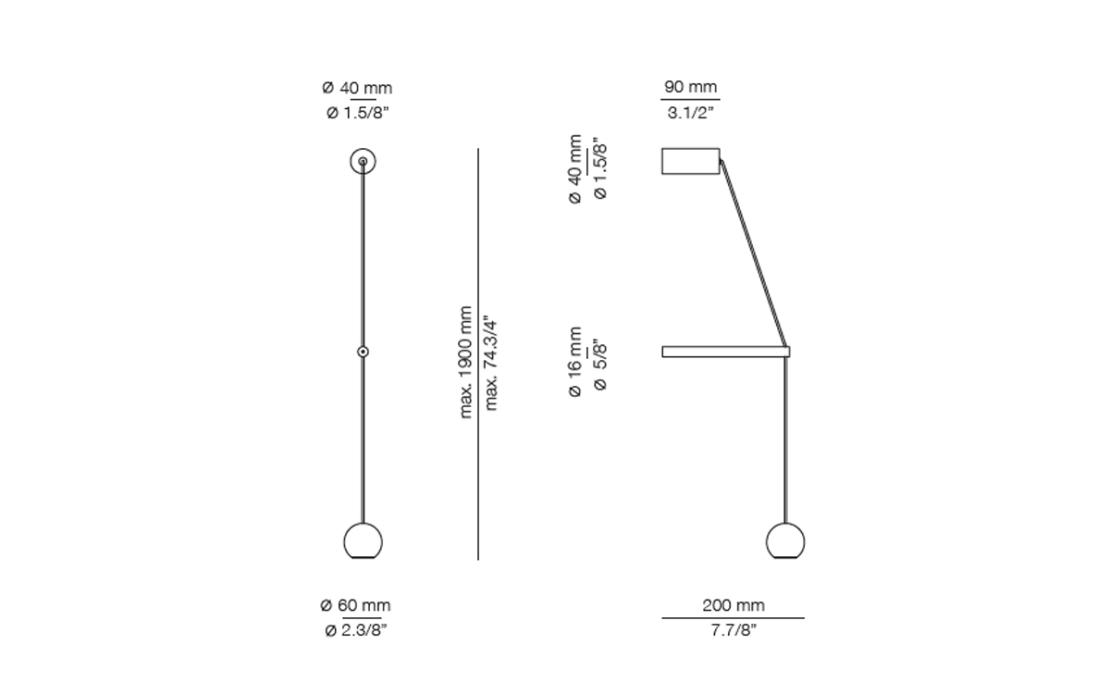 Бра модель Compass A-4071 Wall Lamp от фабрики Estiluz