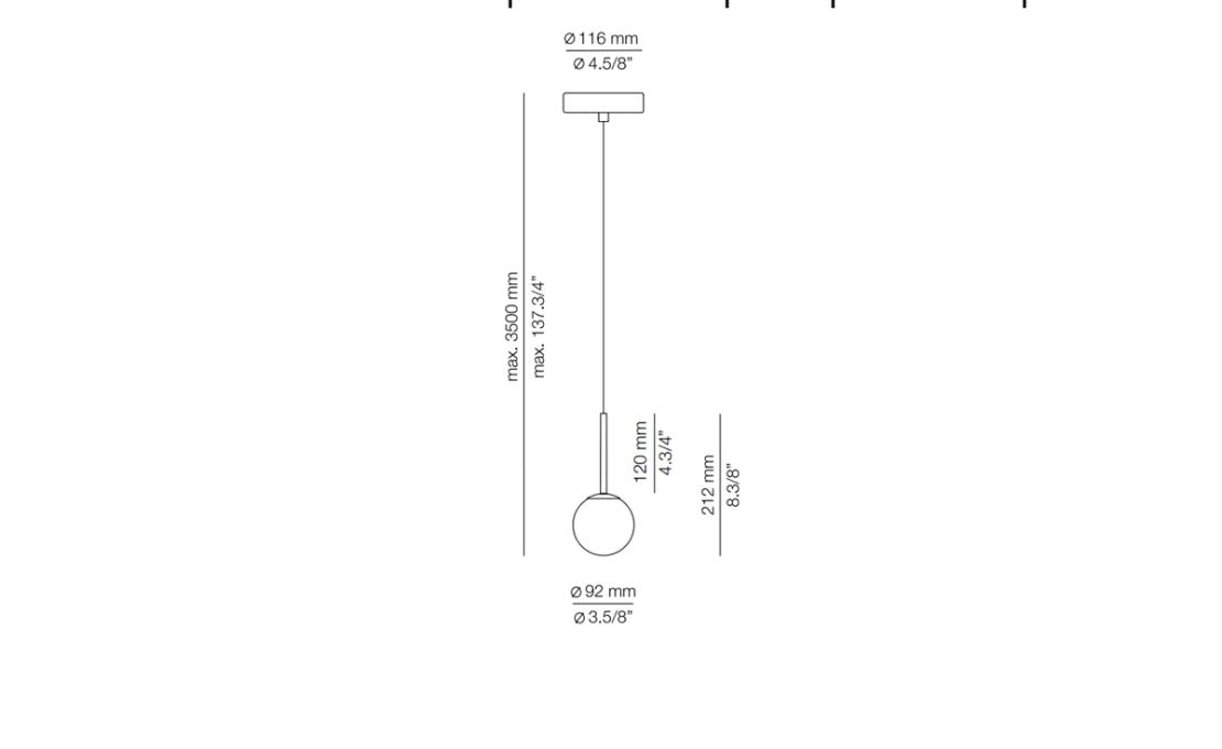 Подвесной светильник модель Alfi T-3744S Suspension Lamp от фабрики Estiluz