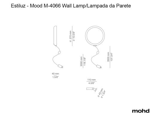 Бра модель Mood M-4066 Wall Lamp от фабрики Estiluz