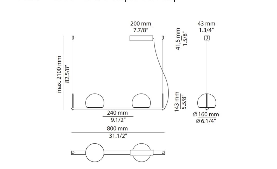 Подвесной светильник модель Circ T - 3715 Suspension Lamp от фабрики Estiluz