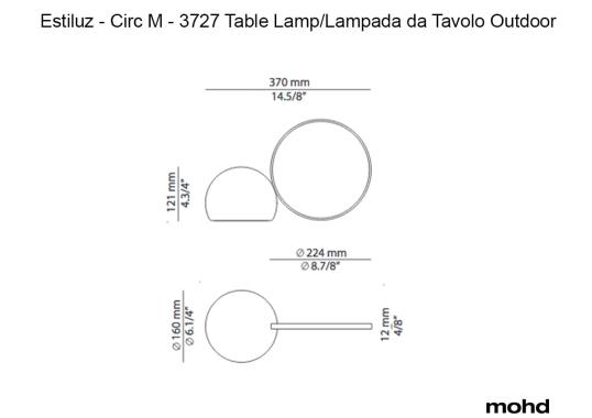 Уличный фонарь Circ M-3727 Lampada Portatile Outdoor от Estiluz image 6