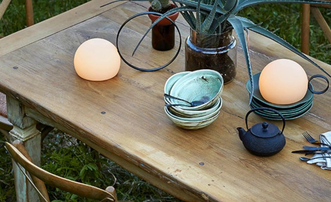 Настольная лампа модель Circ Table Lamp Outdoor M-3726X от фабрики Estiluz