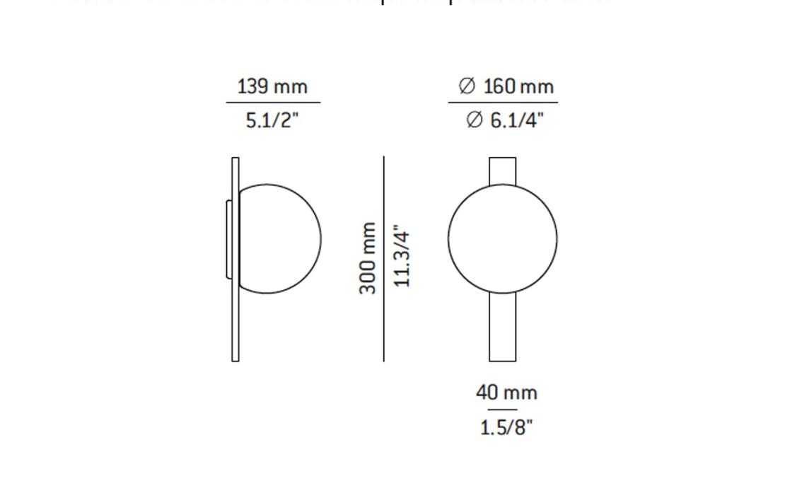 Бра модель Circ A3720X Wall Lamp - Outdoor от фабрики Estiluz