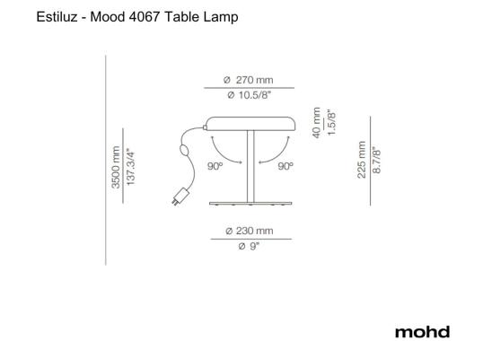 Настольная лампа модель Mood 4067 Table Lamp от фабрики Estiluz
