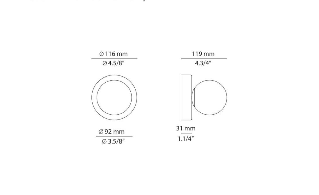 Бра модель Alfi 3740S Wall Lamp от фабрики Estiluz