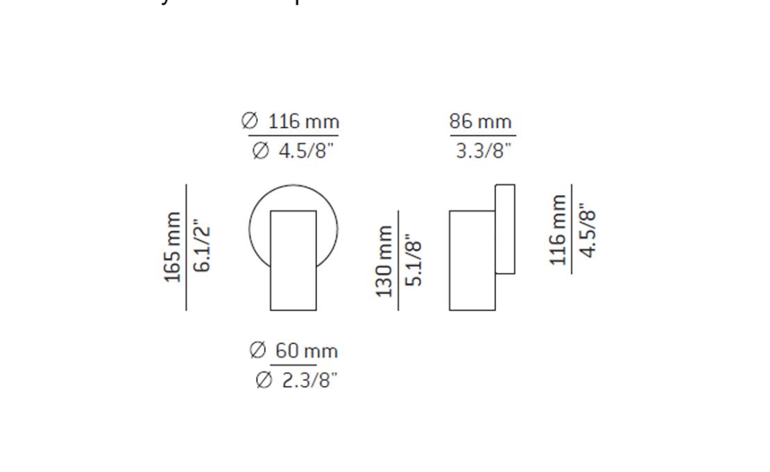 Бра модель Cyls Wall Lamp от фабрики Estiluz