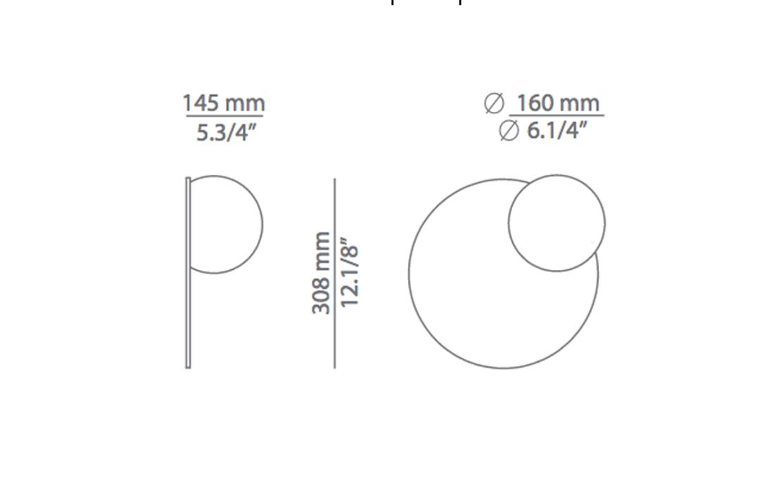 Бра модель Circ A - 3702 Wall Lamp от фабрики Estiluz