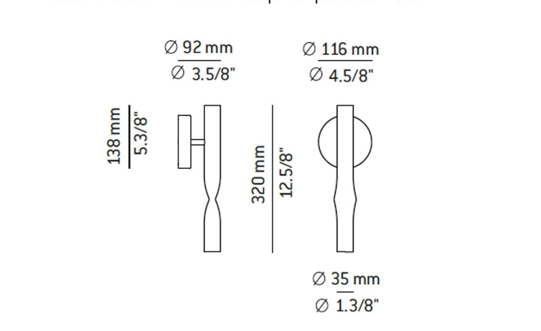 Бра модель Flow A-3730 Wall Lamp от фабрики Estiluz