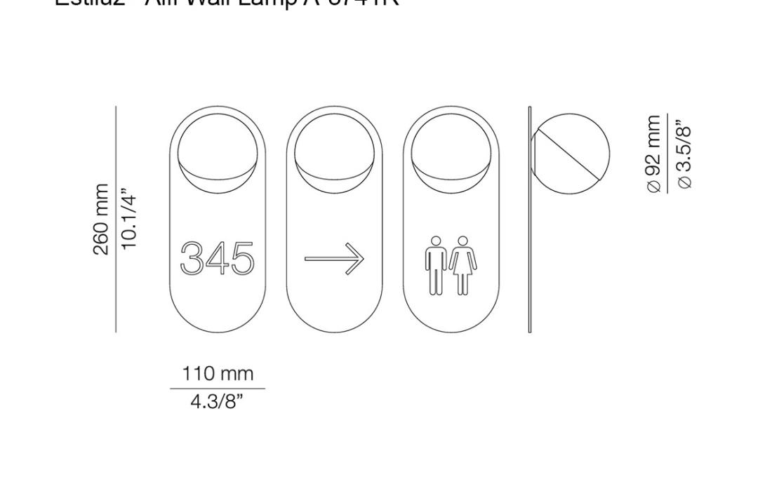 Бра модель Alfi Wall Lamp A-3741R от фабрики Estiluz