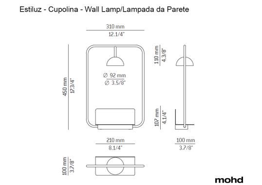 Бра Cupolina - Wall Lamp от Estiluz image 5