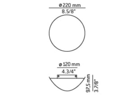 Бра Lune Wall Lamp от Estiluz image 5