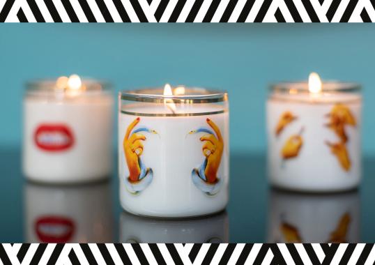 Статуэтка модель Toiletpaper Glass Candles от фабрики Seletti