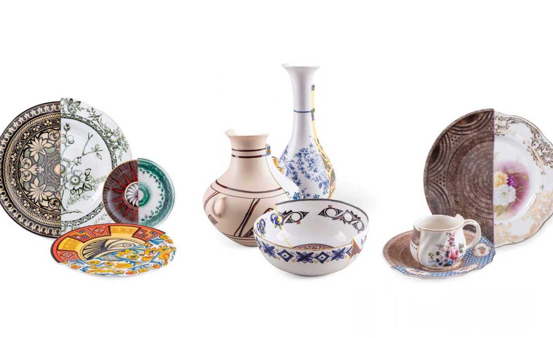 Ваза модель Hybrid 2.0 Set Table от фабрики Seletti