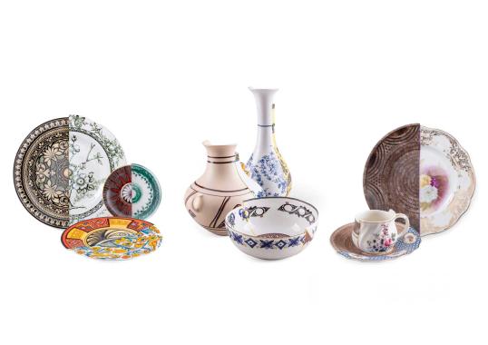 Ваза модель Hybrid 2.0 Set Table от фабрики Seletti