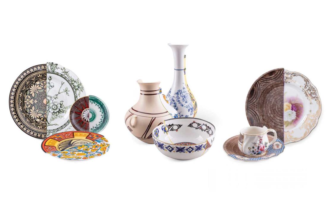Ваза модель Hybrid 2.0 Set Table от фабрики Seletti