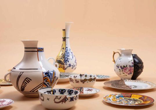 Ваза модель Hybrid 2.0 Set Table от фабрики Seletti