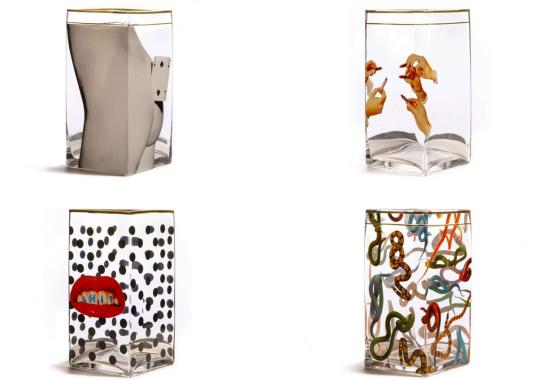 Ваза Toiletpaper Glass Vase - Big от Seletti image 1