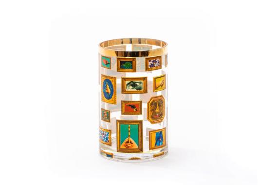 Ваза Toiletpaper Glass Cylindrical Vase - Small от Seletti image 1