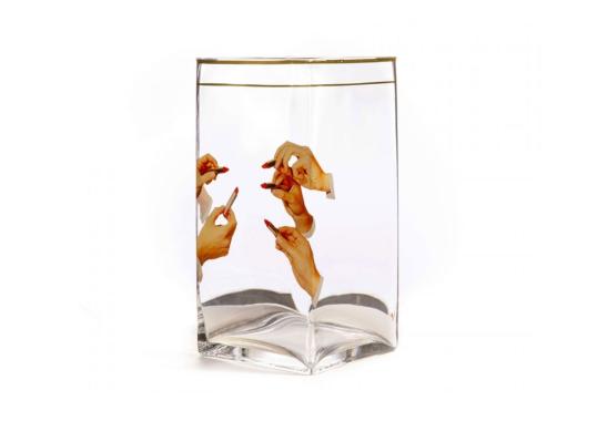 Ваза модель Toiletpaper Glass Vase - Big от фабрики Seletti