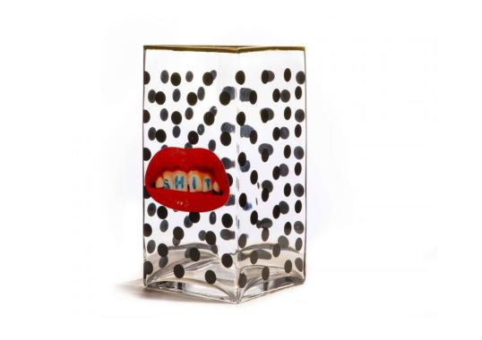 Ваза модель Toiletpaper Glass Vase - Big от фабрики Seletti