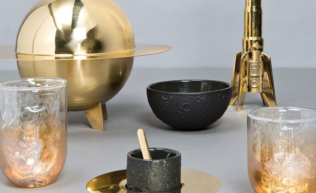 Статуэтка модель Cosmic Diner Meteorite Bicchiere от фабрики Seletti