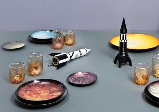 Статуэтка модель Cosmic Diner Meteorite Bicchiere от фабрики Seletti