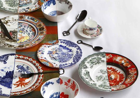 Предмет посуды модель Hybrid Piatti от фабрики Seletti