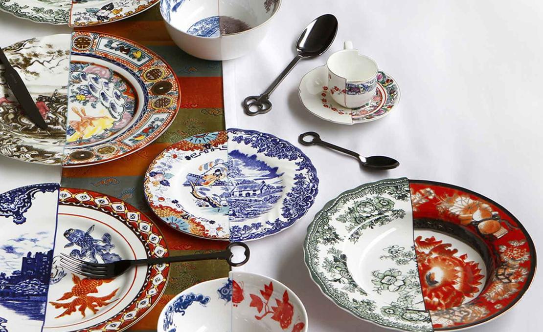 Предмет посуды модель Hybrid Piatti от фабрики Seletti